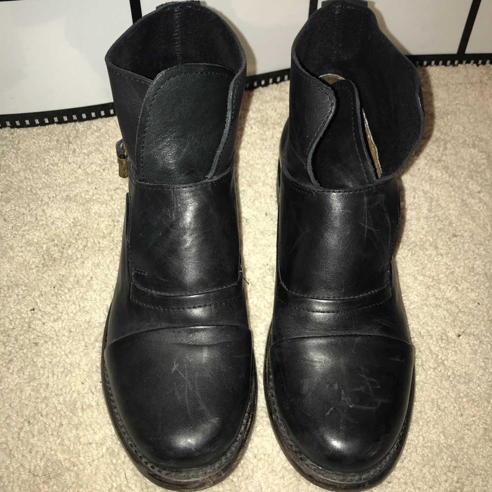 Genuine leather San Francisco sutro booties